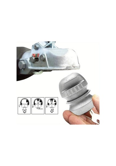 Hightower 1 Adet Heavy-duty Zinc Alaşımlı Evrensel Çeki Demiri Kilit Bağlantısı - Silvery