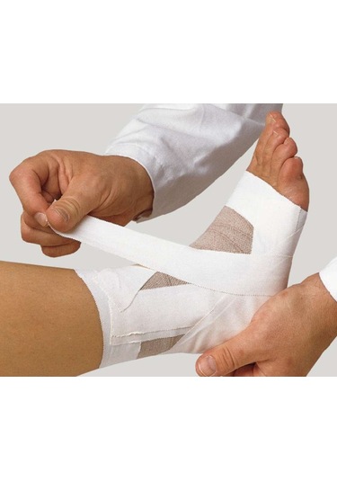 3.75 Cm X 10 Metre Beyaz Fiksasyon Yapışkanlı Bandajı Rijit Bant