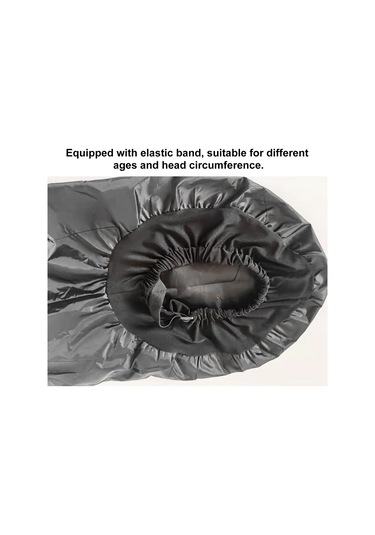 Hangfox Gümüş Renkli 70cm Uzun Borulu Saç Kurutma Şapka - Saçları Hasar Vermeden Uzun Saçlar İçin Fönlü Bakım Kaski