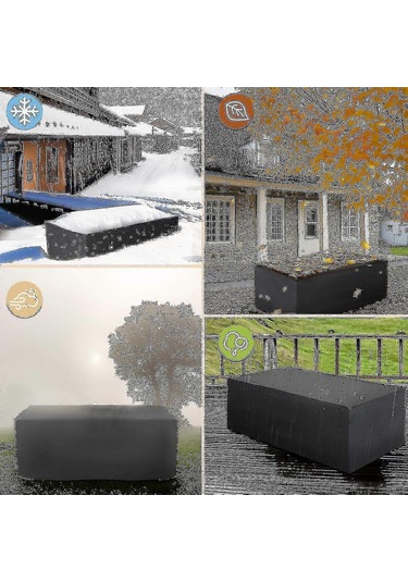 75 Boyut Su Geçirmez Dış Mekan Veranda Bahçe Mobilyası Kılıfları Yağmur Kar Sandalye Kılıfları Gx20241205242 245 165 55cm Diğer