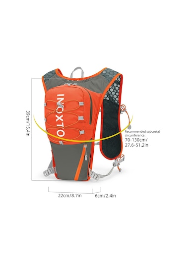 Inoxto Naylon Hidrasyon Paketi 5l Hidrasyon Sırt Çantası Koşu Sarı