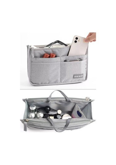 Travel Çanta İçin Mini Grey Organizer Ekleme 243723820 Gri