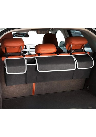 Xuweiwei Style1 Oxford Bagaj Organizatörü Evrensel Suv Arka Koltuk Asılı Depolama Çantası Büyük Cepler