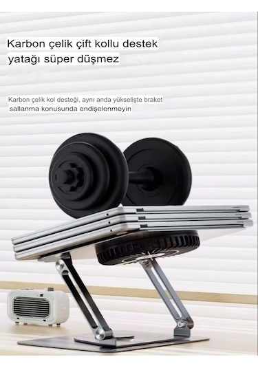 10-17.3 İnç Magnetli Fanlı, Carbon 360 Mekanizmalı Telefon Ve La
