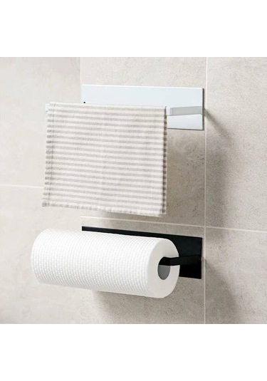 Duvara Montelenmiş Demir Kağıt Havlu Tutucu Yapışkan Rulo Organizatörü Duvar Metal Tuvalet Kağıdı Havlu Askısı Ev Banyo Mutfak İçin Siyah Duvara Montelenmiş Demir Kağıt Havlu Tutucu Yapışkan Rulo Organizatörü Duvar Metal Tuvalet Kağıdı Havlu Askısı Ev Banyo Mutfak İçin Siyah