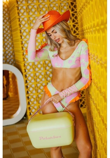 Polarbox 9377 Lime-rosa Pop Soğuk Ve Sıcak Termos Çanta 20l Yeşil