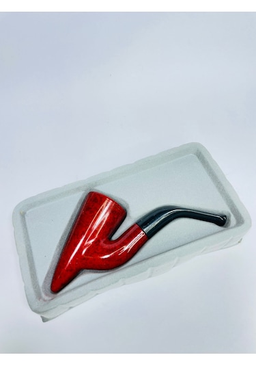 Alcan Marka Ahşap Görünümlü Sert Akrilik Pipo 10 CM HG712
