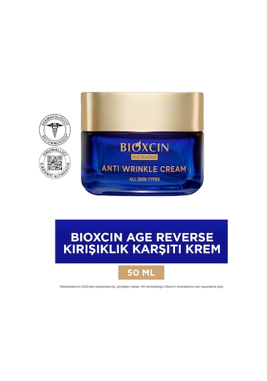 Age Reverse Kırışıklık Karşıtı Krem 50 ml - %10 Retinol, Kafein, Dolgunluk, Sıkılık