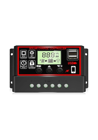 Jzcat Güneş Paneli Kontrol Cihazı 12v24v Otomatik Uyarlanabilir Kontrol Cihazı-60a