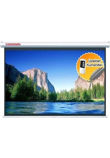 Codegen Ex-18 180X180 Motorlu Projeksiyon Perdesi