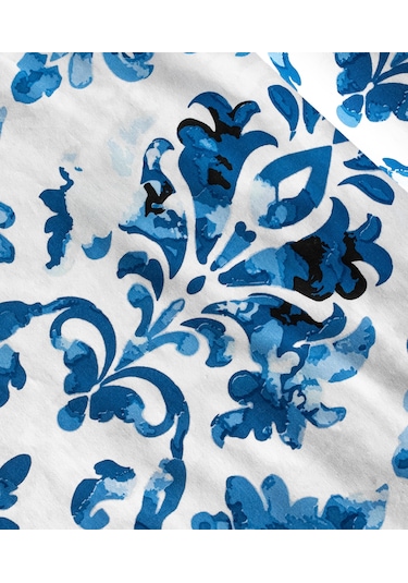 Cotton Collection Tek Kişilik Nevresim Seti Akdeniz Renkli