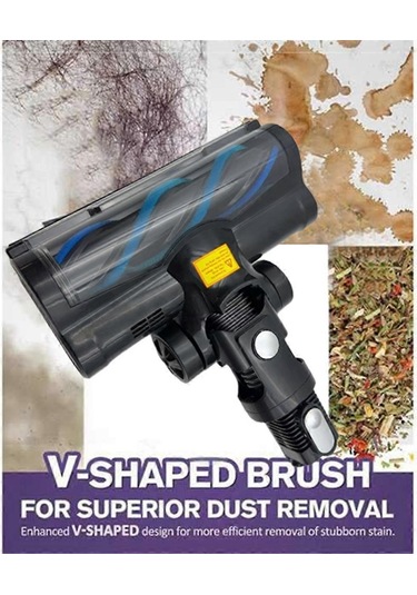 N5/n5s/n5t/s6/m8 Plus Kablosuz Elektrikli Süpürge Yedek Parçası İçin Elektrikli Zemin Fırçası Aparatı - Yongtao