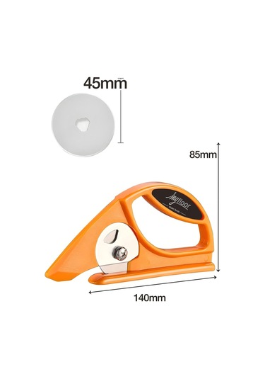 Halı Kesim Bıçağı 45mm Yuvarlak Çelik Bıçaklı Myfloor Rende Model