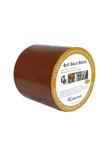 Çukurova Kırmızı Baca Bandı 20 Cm X 10 M