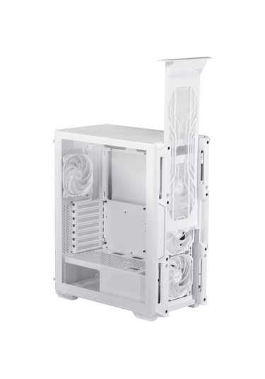 Xpg Starker Air Argb 4x Fan Temperli Cam Mıd Tower Gaming Kasa Beyaz