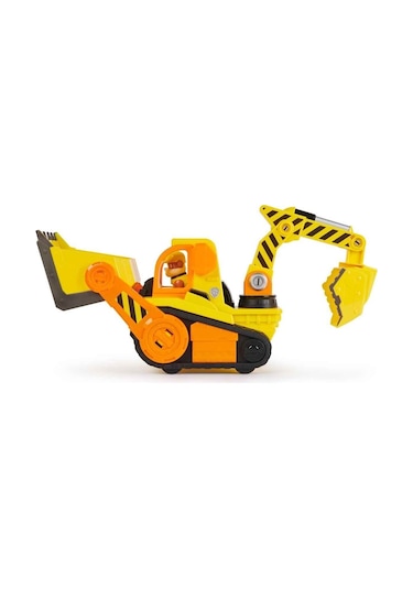 Spin Master Paw Patrol Sesli Ve Işıklı Rubble Crew Deluxe Buldozer 40 Cm Renkli