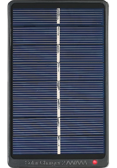 Yaozixa Güneş Enerjili 2 Adet Aa/aaa Şarjlı Pil Şarj Cihazı, Led Göstergeli, Taşınabilir, 1w 4v Panel