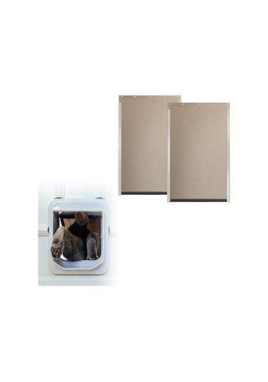 Suntek 2 Adet Köpek Kapısı Yedek Kapakları Evcil Hayvan