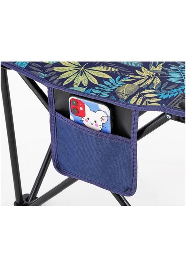 Homyl Kamp Sandalyeleri Katlanır Direktörü Lüks Balık Mavi-l Mavi L Çok Renkli