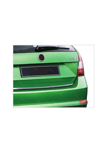 Skoda Rapid Spaceback Paslanmaz Krom Bagaj Alt Çıta 2013 Üzeri