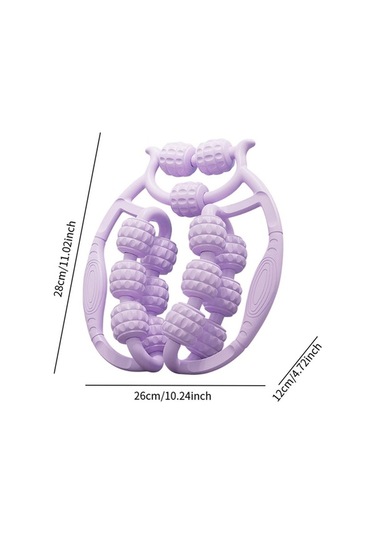 Pazly Uyluk Silindir Mor Masaj Aleti 360 Derece Bacak Egzersiz Homyl Vl Mor
