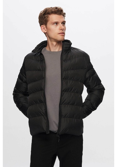 D's Damat Slim Fit Rüzgar Geçirmez Elyaf Dolgulu Erkek Mont 1HF07ORT01940 Siyah D's Damat Slim Fit Rüzgar Geçirmez Elyaf Dolgulu Erkek Mont 1HF07ORT01940 Siyah