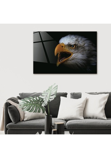 Decorıta Hayvanlar | Cam Tablo | Kartal - Yatay Görünüm