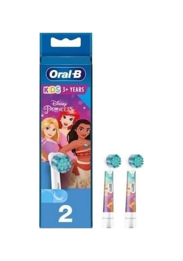 Oral-B Çocuklar Için Extra Yumuşak Yedek Diş Fırça Başlığı Princess 2'li