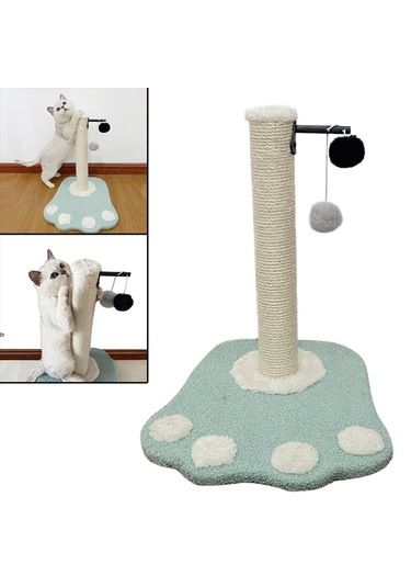 Suntek Kedi Tırmalama Direği Tırmalayıcı Sisal Eziyet Yeşil