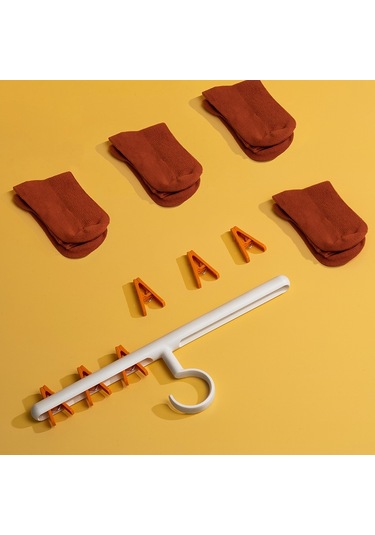 Sones Adet Lsaı07 360 Derece Dönebilen Dolaşma Önleyici Kurutma Rafı Beyaz Turuncu Diğer