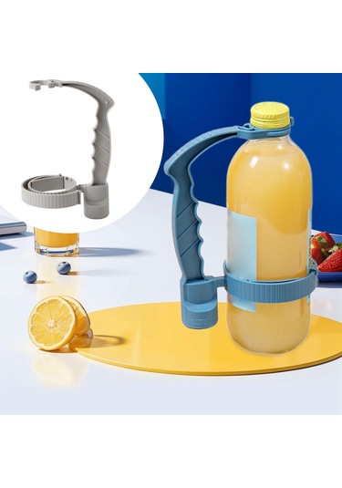 Suntek Soda Şişesi Tutma Hediyeleri Kola 2in1 Ayarlanabilir Gri Gri