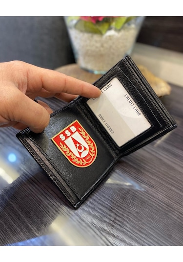 Savunma Sanayi Başkanlığı Rozetli Cüzdan Siyah