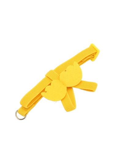 Moveevo Kuş Uçuş Tasma, Lateks İpek Esnek Kemer, Canavar Kuşları İçin Antrenman Ve Uçuş İçin Hafif Tekerlek, Sarı Renk