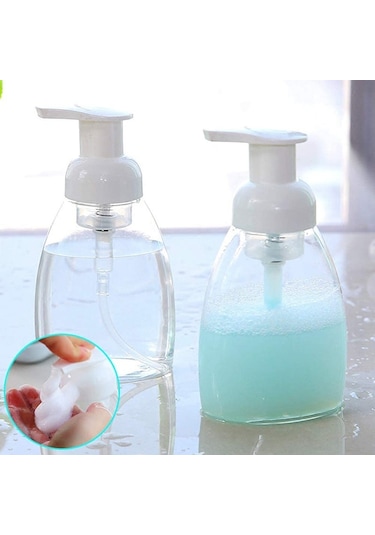 Lebıhmurah Bf1226 Quanbu 2020 8'li Paket Köpük Sabunluk Şişeleri,mutfak Ve Banyo Lavabolarında Köpüren El Sabunu - Çocuklar İçin Kolay Pres Pompası Beyaz