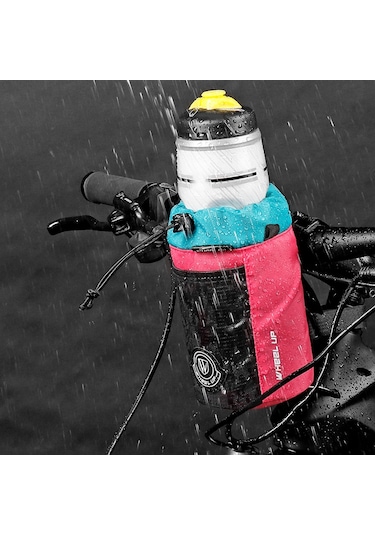 Wheel Up Sh006 Bisiklet Gidon Su Şişesi Tutucu Çanta Mavi