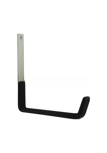 Youtek Büyük Boy Galvanizli L-şekilli Duvar Kanca, Kaymazsız Kaplama, 15 Kg Yük Taşıma Kapasitesi, Oturma Odası/garaaj İçin Kolay Kurulum Diğer