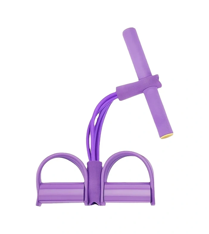 Xuweiwei Çok Yönlü Fitness Direnç Bandı - Mor Tam Vücut Antrenmanı Mor