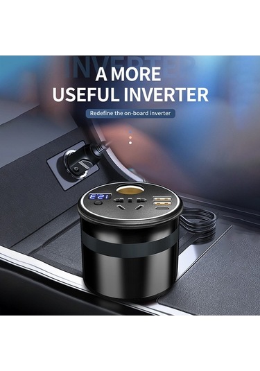 Dancemonkey Araba Güç İnvertörü 150w Qc3.0 Hızlı Şarj 12v