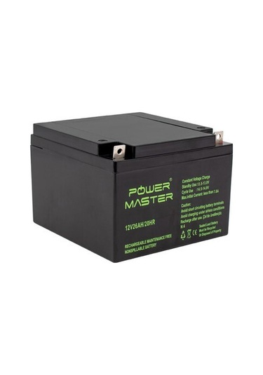 Orbus Akü 12 Volt 26 Amper Powermaster 165 X 176 X 125 Mm