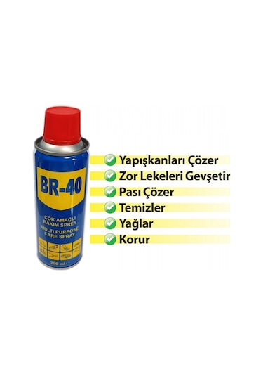 Br-40 Çok Amaçlı Bakım Spreyi 200 Ml Br0850120