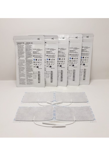 Tens Elektrod Pedi 5x10 Cm Kablolu 4lü Paket 5 Adet