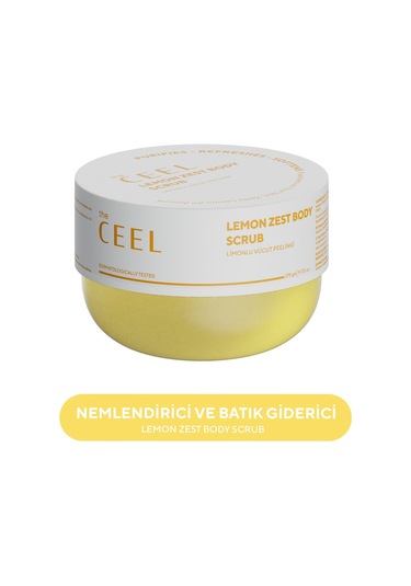 The Ceel Nemlendirici, Besleyici, Batık Giderici ve Arındırıcı Vücut Peelingi Limon Özlü 275 gr