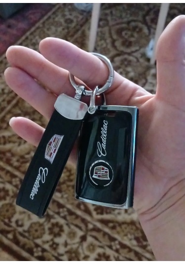 T-carbon Cadillac Anahtar Kılıfı Anahtarlık İçinde / Cadillac Anahtar Kılıfı 222643261