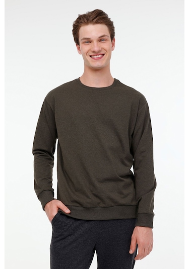 Kinetix Mr Rjn90 C Sw 4pr Haki Erkek Sweatshirt Haki