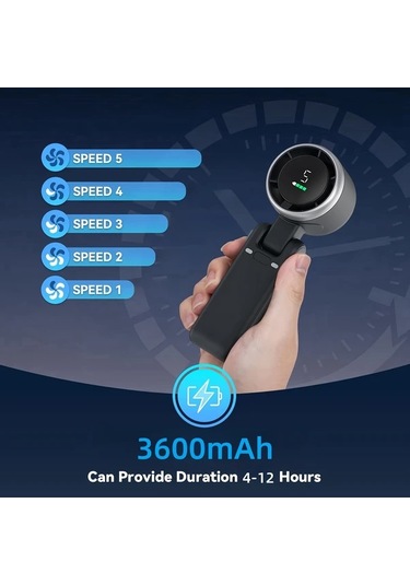 Honeybeeshop Yıtumu Siyah 5 Disli Ruzgar El Feneri Tasinabilir Sarj Edilebilir 3600mah Pil 4 12 Saat Guclu Hava Aksisi Seyahat Acik Hava Kapali Alanlar Icin 3 İn 1 El Feneri