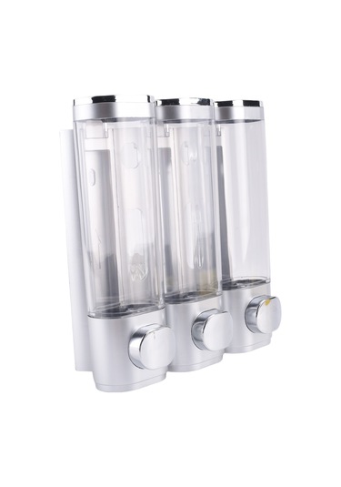 Xiaaokeji Oda Duvara Monte Banyo Duş Pompası Dağıtıcı Ve Düzenleyici - B Gümüş - Şeffaf