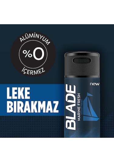 Blade Marine Fresh Erkek Sprey Deodorant 3 x 150 ML