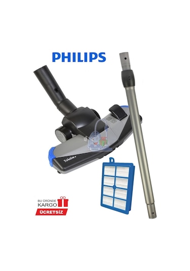 Philips Uyumlu Fc9110 Triactive Marathon Başlık Boru Hepa Seti