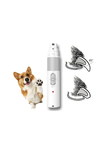Soulader Elektrikli Evcil Hayvan Tırnak Törpü Makinesi Şarj Edilebilir Köpek Kedi Tırnak Kesme Bakım Aleti