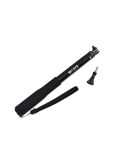 Sjcam Kademeli Monopod Selfie Çubuğu Siyah